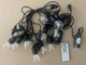Уличная гирлянда с ретро лампами LED RGB Edison 10шт, 220V, 10метров с переходником - изображение 3