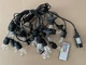 Уличная гирлянда с ретро лампами LED RGB Edison 15шт, 220V, 10метров с переходником - изображение 8