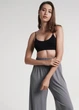 Бесшовний топ в рубчик на тонких бретелях Giulia CAMI TOP RIB S/M Black, Бесшовний топ в рубчик - изображение 6