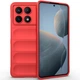 Силиконовый (TPU) чехол Deexe Terra Case для Xiaomi Poco X6 Pro - Red - изображение 1