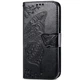 Чохол-книжка з малюнком UniCase Butterfly Pattern для Xiaomi Redmi Note 13 Pro 4G / Poco M6 Pro - Black - зображення 4