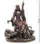Статуэтка Veronese Фригг - богиня любви и брака 19х12х16 см 1904298 полистоун покрытый бронзой - изображение 1