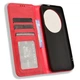 Чехол-книжка Deexe Retro Style для Xiaomi 14 Ultra - Red - изображение 4