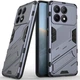 Захисний чохол з підставкою Deexe Bibercas для Xiaomi Poco X6 Pro - Dark Blue - зображення 4