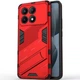 Защитный чехол с подставкой Deexe Bibercas для Xiaomi Poco X6 Pro - Red - изображение 1