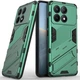 Защитный чехол с подставкой Deexe Bibercas для Xiaomi Poco X6 Pro - Green - изображение 4