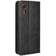 Чехол-книжка Deexe Retro Style для Samsung Galaxy Xcover 7 (G556) - Black - изображение 6