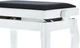 Банкетка для фортепіано GEWA Deluxe Classic White High Gloss (G-130350) - зображення 3