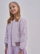 Підліткова демісезонна куртка-бомбер для дівчинки Big Star Sandra 152 см Фіолетова (5900714478094) - зображення 4
