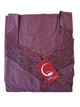 Ночная рубашка вискоза Julia JC14-50 бордовая 2XL - изображение 2