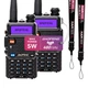 Рация Baofeng UV-5R, UHF/VHF, 5 Вт,1800 мАч набор 2 шт.+ Ремешок на шею - изображение 1