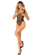 Эротическое женское Боди Obsessive B336 crotchless teddy Чёрный S/M/L (SO9755) - изображение 5