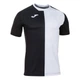 Футболка Joma CITY T-SHIRT BLACK-WHITE S/S чорний,білий XL 101546.102 XL - зображення 1