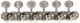 Колки для электрогитары Graph Tech PRN-4624-N0 Ratio Electric 6-in-line Waffle, Vin. Nickel - изображение 6