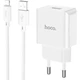 Зарядний пристрій HOCO C106A charger set(iP) White (6931474783899) - зображення 2