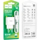 Зарядний пристрій HOCO C106A charger set(iP) White (6931474783899) - зображення 7
