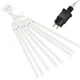 Гирлянда метеоритный дождь Springos 3 м 144 LED CL1214 Warm White - изображение 5