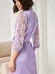 Халат женский BARWA garments 0337 M Лиловый (2110003372115) - изображение 2