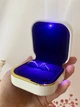 Коробочка для кольца с подсветкой Weeding Shell, белый глянец - Футляр-шкатулка для предложения, свадьбы (601045) - изображение 3