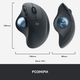 Миша бездротова Logitech Ergo M575 Trackball for Business Wireless Graphite (910-006221) графіт сіра - изображение 8