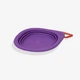 Дорожная складная миска для собак Zee.Dog - GO BOWL PEAK фиолетовая, 600 мл/19 см - изображение 2