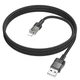 Кабель Hoco U129 USB to Lightning 2.4A 1.2 м Black - изображение 2