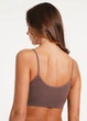 Бесшовный топ на тонких бретелях Giulia CAMI TOP L/XL Brown-deep taupe, топ для спорта - изображение 7