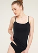 Женская бесшовная майка на тонких бретелях Giulia CAMISOLE L/XL Black-black, бесшовный летний верх, чёрный - изображение 7