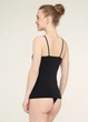 Женская бесшовная майка на тонких бретелях Giulia CAMISOLE L/XL Black-black, бесшовный летний верх, чёрный - изображение 9