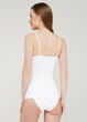 Майка женская бесшовная на тонких бретелях Giulia CAMISOLE S/M White, легкая, дышащая, для спорта и повседневной носки - изображение 9