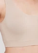 Бесшовный топ на широких бретелях Giulia TANK TOP S/M Beige-naturale, бесшовные кроп топы Джулия - изображение 8