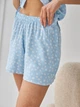 Піжама (майка + шорти) жіноча BARWA garments 0340/313 S Блакитна (2113403131030) - зображення 2