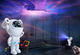 Лазерний нічник-проектор звездного неба VHG G9 Астронавт з Bluetooth колонкою, Astronaut Projector Light White - зображення 3