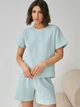 Пижама (футболка + шорты) женская муслиновая BARWA garments 0328/329 S Мятная (2113283291138) - изображение 3