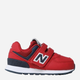 Дитячі кросівки для дівчинки New Balance 574 IV574CR1 22.5 (6US) Червоні (196307117920) - зображення 1