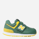 Дитячі кросівки для хлопчика New Balance 574 IV574CJ1 22.5 (6US) Зелений/Жовтий (196307118217) - зображення 1