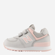 Дитячі кросівки для дівчинки New Balance 574 IV574CG1 23.5 (7US) Сірі (196307125277) - зображення 2