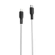 Кабель Proove Rebirth Type-C to Lightning 27W (1m) white/black - зображення 1