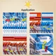 Картридж Brother P-Touch TZe-FX241 18 мм чорний/білий, стрічка гнучка - зображення 10