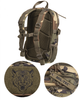 Рюкзак з карабіном 14 л Мультикам Mil-Tec US ASSAULT PACK KIDS 14 WOODLAND (14001120-14) - зображення 2