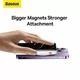Павербанк BASEUS Magnetic Bracket 10000mAh 20W с беспроводной зарядкой Qi 15W (PPCX000003) Black - изображение 8