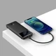 Павербанк с быстрой зарядкой BASEUS Bipow Digital Display 10000 mAh 20W 3A Black - изображение 7