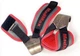 Гаки для тяги на зап'ястя MadMax MFA-330 Lat Hooks Antic silver/Grey/Red - изображение 3