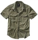 Рубашка винтажная Brandit Short Sleeve L Олива (4024.1.L) - изображение 1