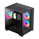 Корпус компьютерный GameMax Infinity Mini Black без блока питания Minitower Черный - изображение 2