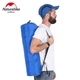 Килимок надувний двомісний з подушкою Naturehike 185*130 NH18Q010-D peacock blue - изображение 5