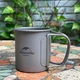 Титановая кружка Naturehike 300 мл NH20CJ005 grey - изображение 2