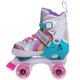 Роликові ковзани розсувні Zelart Bamwei Roller 211 розмір 35-38 White-Pink-Mint - зображення 2