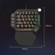 Игровая мини клавиатура механическая проводная геймерский кейпад игр K60 RGB Keypad для одной руки подсветкой - изображение 8