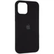 Чехол Fiji Silicone Case для Apple iPhone 13 Pro Max бампер накладка Soft Touch с микрофиброй Black - изображение 1